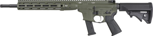 LWRC IC NINE CARBINE 9MM 16" 27RD MAG OD GREEN/BLACK STOCK