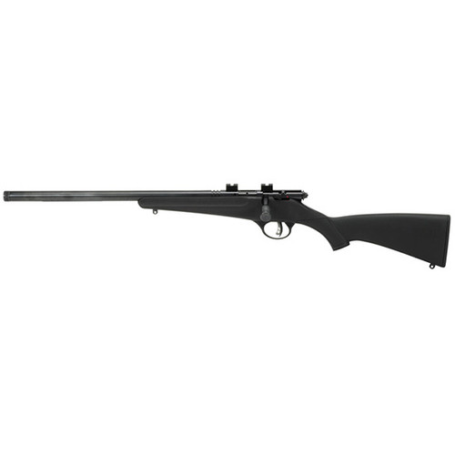 SAVAGE RASCAL FV-SR LH 22LR 16 HVY THREADED BARREL NS BLACK SYN