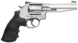 S&W PRO SERIES 686PLUS 357 5" AS 7-SHOT STAINLESS RUBBER