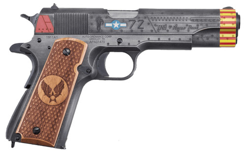 AUTO ORDNANCE 1911 45ACP 5 RED TAILS WWII WINGED 7RD