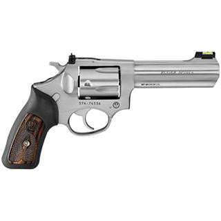 RUGER SP101 357MAG 4.2 STAINLESS FOFS WOOD PANEL GRIP 5RD