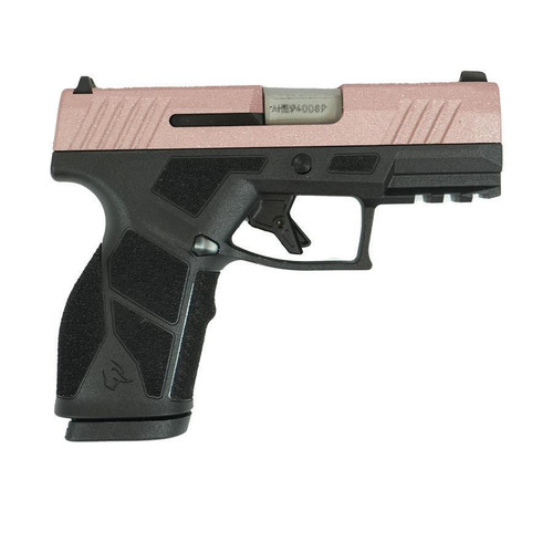 TAURUS GX2 ROSE GOLD GLITTER HANDGUN 9MM LUGER 13RD MAGAZINES 5 3.38"