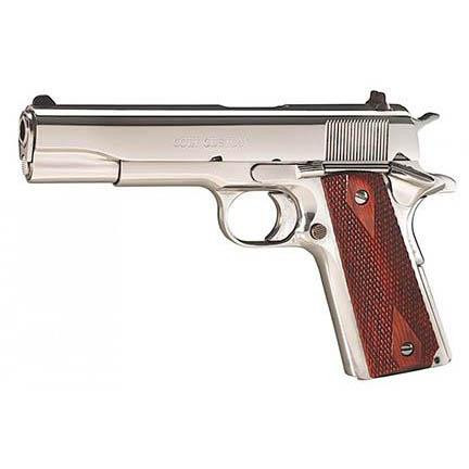 COLT BRIGHT GOVERNMENT HANDGUN 45 AUTO 7RD MAGAZINE 5" BARREL POLISHED