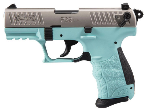 WALTHER ARMS P22 22LR NKL/ANGEL 3.4 CA COMPLIANT