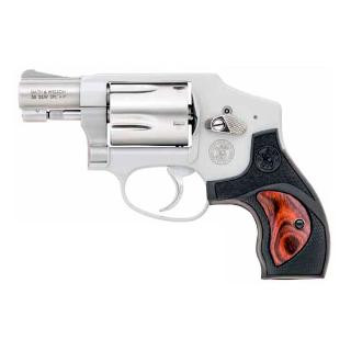 S&W PC 642 38SPL+P 1.875 STAINLESS ALLOY WOOD INSERT 5RD