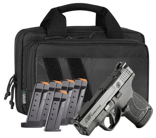 S&W M&P9 SHIELD PLUS OPTIC READY 9MM 3.1 CARRY ON BUNDLE