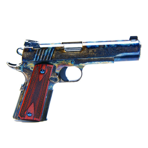 STANDARD MFG 1911 45ACP 5 CASE COLORED 1 ENGRAVIN