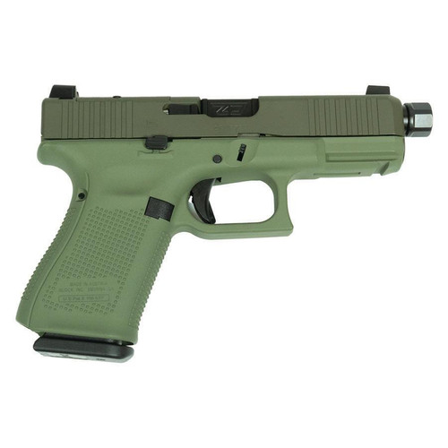 GLOCK V-SERIES MODEL 19 OD GREEN CERAKOTE HANDGUN 9MM LUGER 15RD MAGAZINES