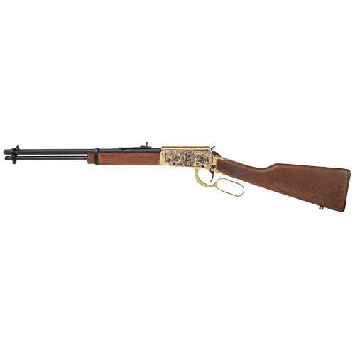 TAURUS RIO BRAVO BUFFALO BILL ENGRAVED PVD GOLD RIFLE 22 LR 15RD CAPACITY