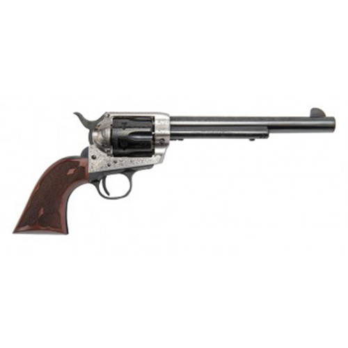 CIMARRON PIETTA FRONTIER 45LC 7.5 SILVER FRAME LASER