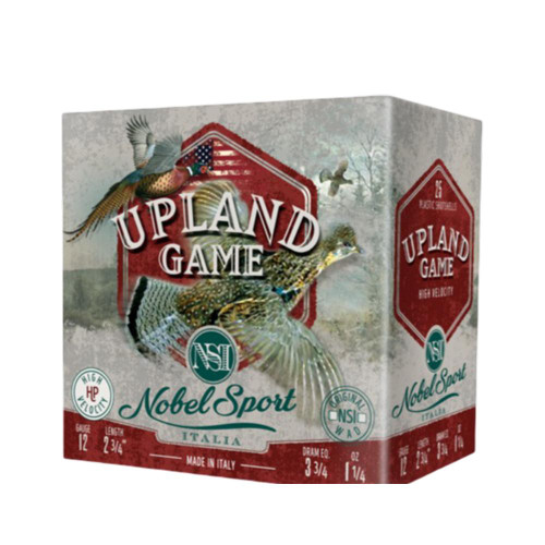 Nobel Sport Upland Game Shotshells 12 ga 2-3/4" 1-1/4 oz 1330 fps7.5 25/ct