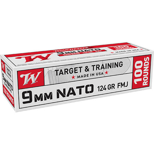 WIN USA 9MM NATO 124GR FMJ 100/10 (1050)