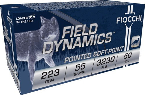 FIOCCHI 223 REM 55GR PSP 50RD 10BX/CS