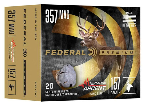 FED TERMINAL ASCENT 357MAG 157GR 20/10