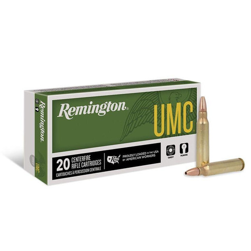 Remington UMC Rifle Ammunition .223 Rem 55 gr FMJ 3240 fps 200/ct (10-20/ct)