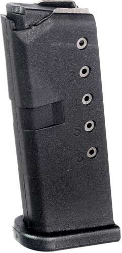 PRO MAG MAGAZINE FOR GLOCK 42 380ACP 6RD BLACK POLYMER