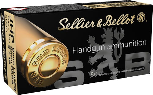 S&B 9MM LUGER 124GR JHP 50RD 20BX/CS
