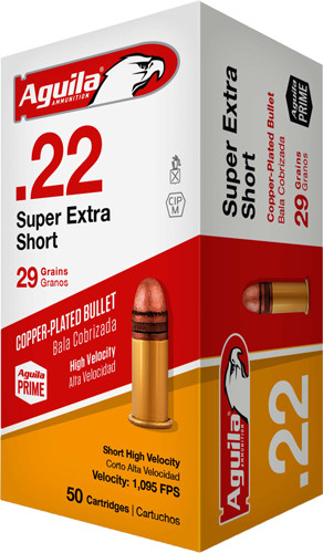 AGUILA 22 SHORT 29GR LEAD-RN 1095FPS 1000RD CASE LOT