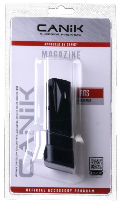 CENT MAG METE MC9 15RD GRIP EXT BLK