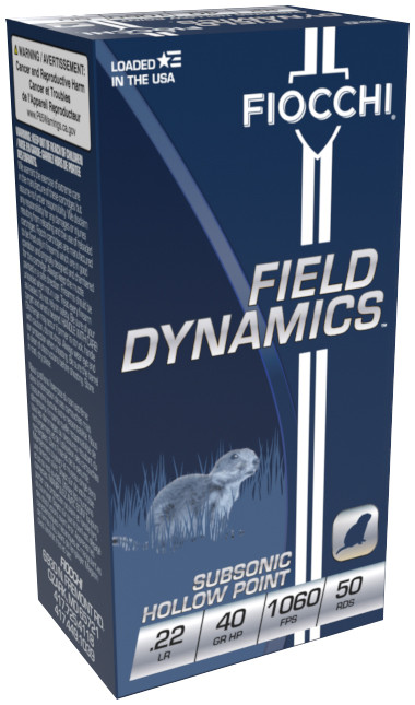 FIO FIELD 22LR 38GR HP SUBSONIC 50/100