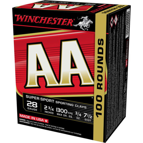 WIN AA SUPER SPORT VP 28GA 3/4OZ7.5 100/5