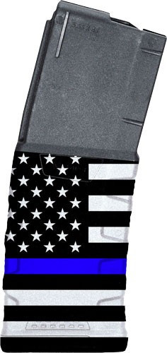 MFT EXD MAGAZINE AR15 5.56X45 30RD BLUE LINE FLAG