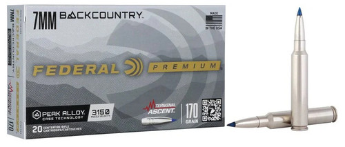 FED TERMINAL ASCENT 7MM BC 170GR 20/10