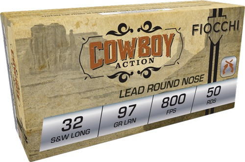 FIOCCHI 32 S&W LONG 97GR LEAD-FP 50RD 20BX/CS