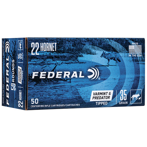 FED AMERICAN EAGLE V&P 22HORN 35GR TIPPED 50/10