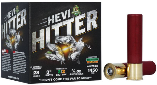 HEVI HITTER 28GA 3 3/4OZ2 STEEL 25/10