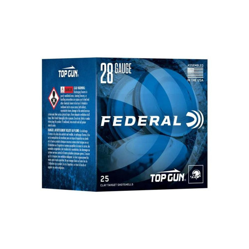 FEDERAL TOP GUN SPORTING 28GA 2.75IN 3/4 OZ #9 SHOT 1330 FPS 25 RDS