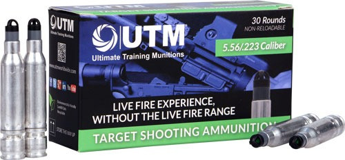 UTM 5.56/223 TARGET AMMUNITION 30RD 30BX/CS TRAINING ROUNDS