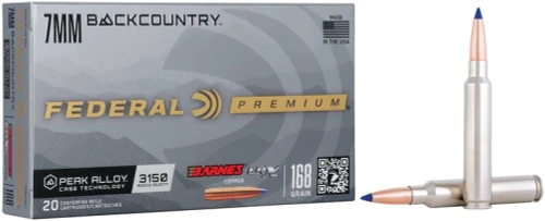 FED LRX COPPER 7MM BC 168GR BARNES 20/10