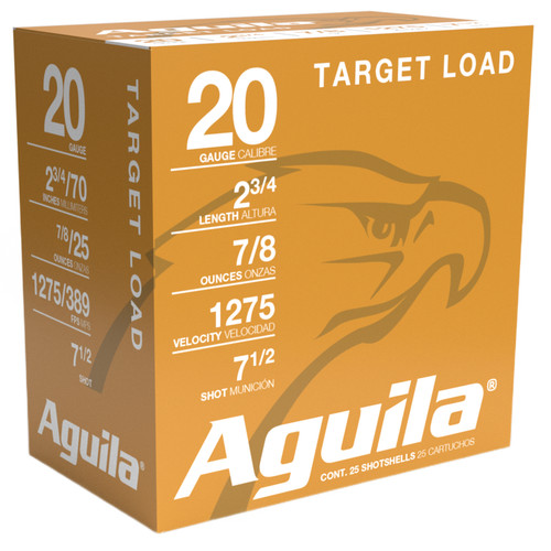 AGU TARGET LOAD 20GA 2.75 7/8OZ7.5 25/10