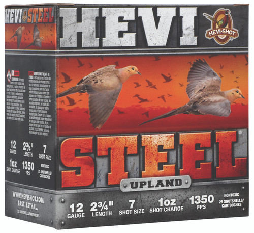 FED HEVI STEEL UPLAND 12GA 2.75 1OZ7 25/10
