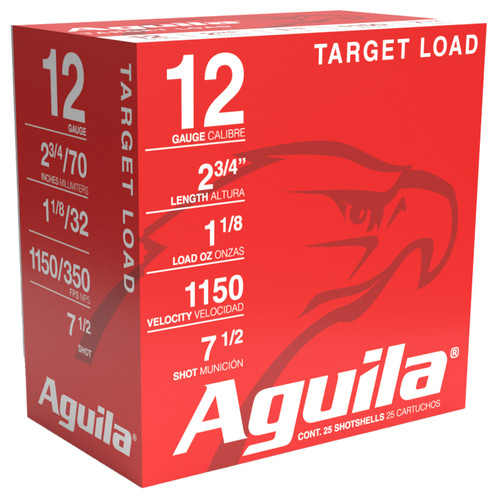 AGU TARGET LIGHT 12GA 2.75 1-1/8OZ7.5 25/10