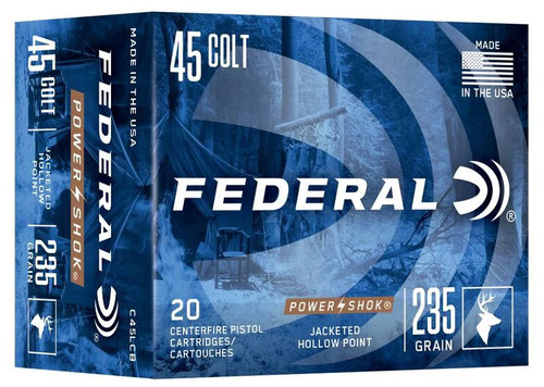 FED POWER-SHOK 45COLT 235GR JHP 20/10