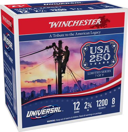 WINCHESTER LIGHT TARGET 12GA 2.75" 1-1/88 200RD CASE