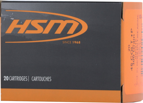 HSM 45 LC+P 300GR XTP HOLLOW POINT 20RD 20BX/CS