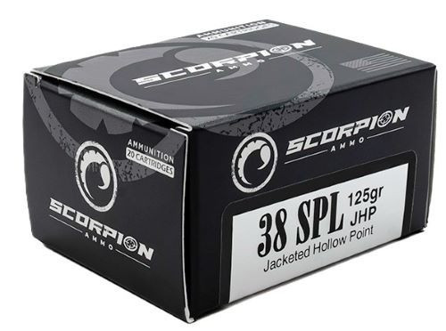 SCORPION 38SPL 125GR JHP 20RD 10BX/CS