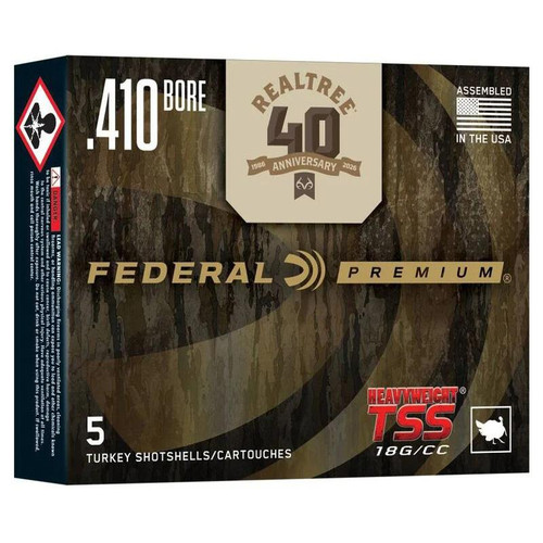 Federal Heavyweight TSS Realtree 40th Anniversary Special Edition Shotshell 410 ga 3" 13/16oz 1100 fps9 5/ct