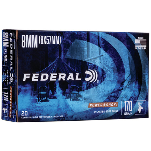 FED POWER-SHOK 8MMMAU 170GR SP 20/10