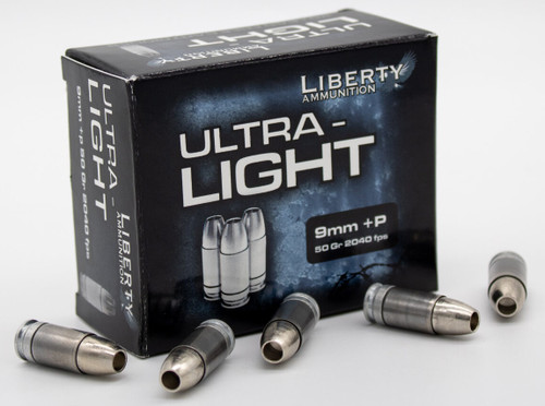 LIBERTY ULTRA LIGHT CIVIL 9MM +P 50GR 20 RDS