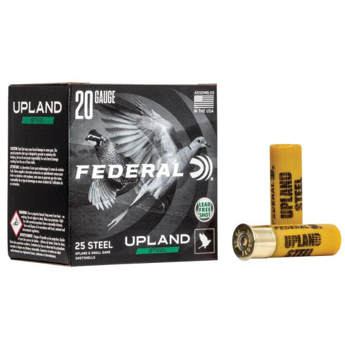 Federal Upland Steel Shotshells 20ga 2-3/4" 7/8 oz6 1500 fps 25/ct