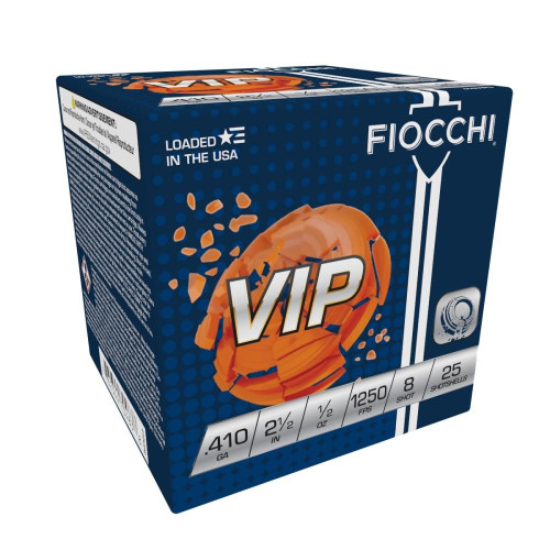 Fiocchi Premium Target Loads .410 ga 2 1/2" 1/2 oz8 1250 fps 25/ct