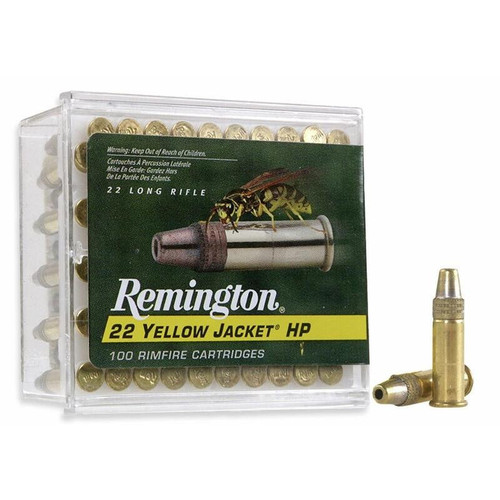REMINGTON YELLOW JACKET 22LR 33GR TCHP 1500 FPS 100 RDS