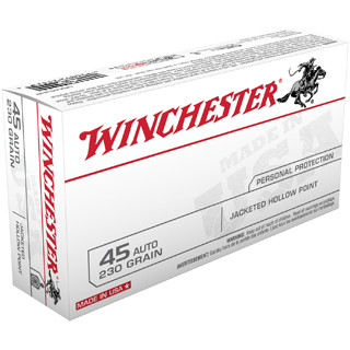 WIN DEFENSE 45ACP 230GR JHP 50/10