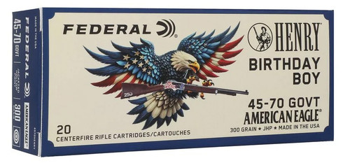 FED HENRY BIRTHDAY BOY 45-70 300GR JHP 20/10