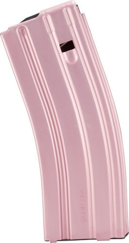 CPD MAGAZINE AR15 5.56X45 30RD PINK FINISH ALUMINUM