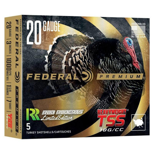 Federal Heavyweight TSS Rob Roberts Special Edition Shotshell 20ga 3" 1-5/8oz 1000 fps7 5/ct